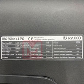 موتور برق راکسیو 6.5 کیلووات مدل RB7250ie+LPG