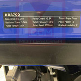 موتور برق زونگشن 3.3 کیلووات مدل KB3700E