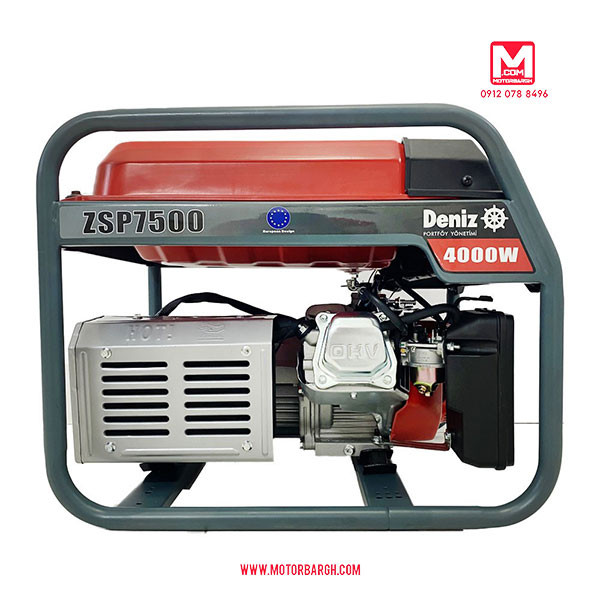 موتور برق دنیز 4کیلووات بنزینی مدل ZSP7500