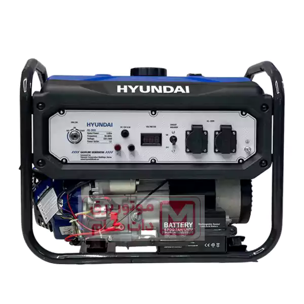 موتور برق هیوندای بنزینی 4 کیلووات مدل HG3055
