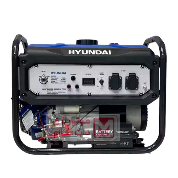 موتور برق هیوندای بنزینی 4 کیلووات مدل HG3055