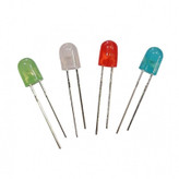 LED اوال سبز 5mm تابلو روانی مارک ML بسته 50 عددی