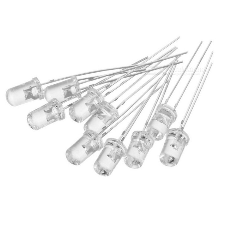 LED لیزری هایبرایت 5mm زرد بسته 50 عددی