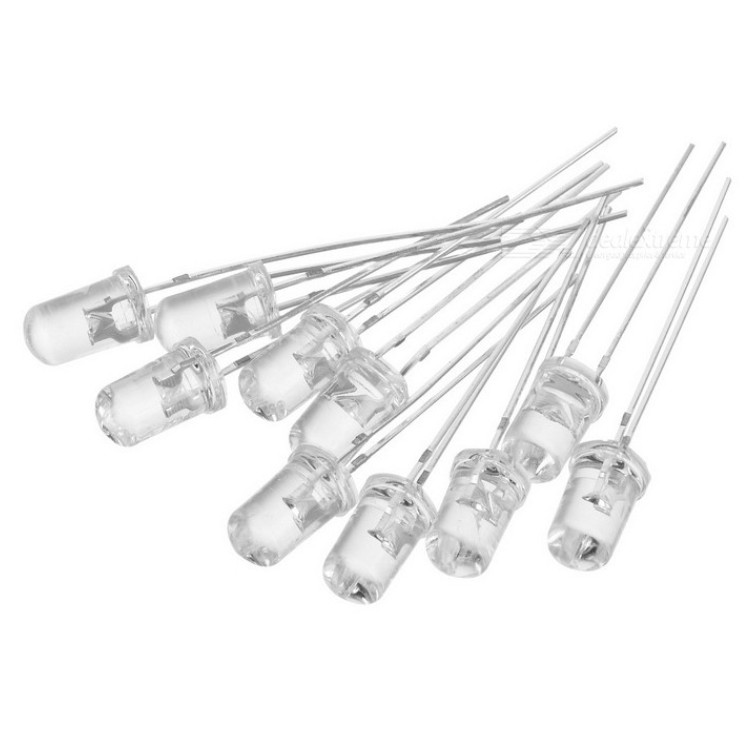 LED لیزری هایبرایت 5mm سبز بسته 50 عددی