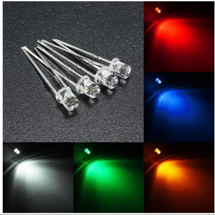 LED لیزری هایبرایت 5mm سفید بسته 50 عددی