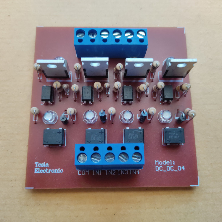کارت ایزوله 24 ولتی DC-DC مدل DC-DC-4