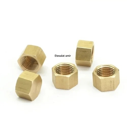 درپوش تو دنده 1/4 اینچ برنجی