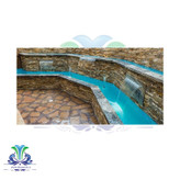 آبنما پرده ای 60 سانتی
