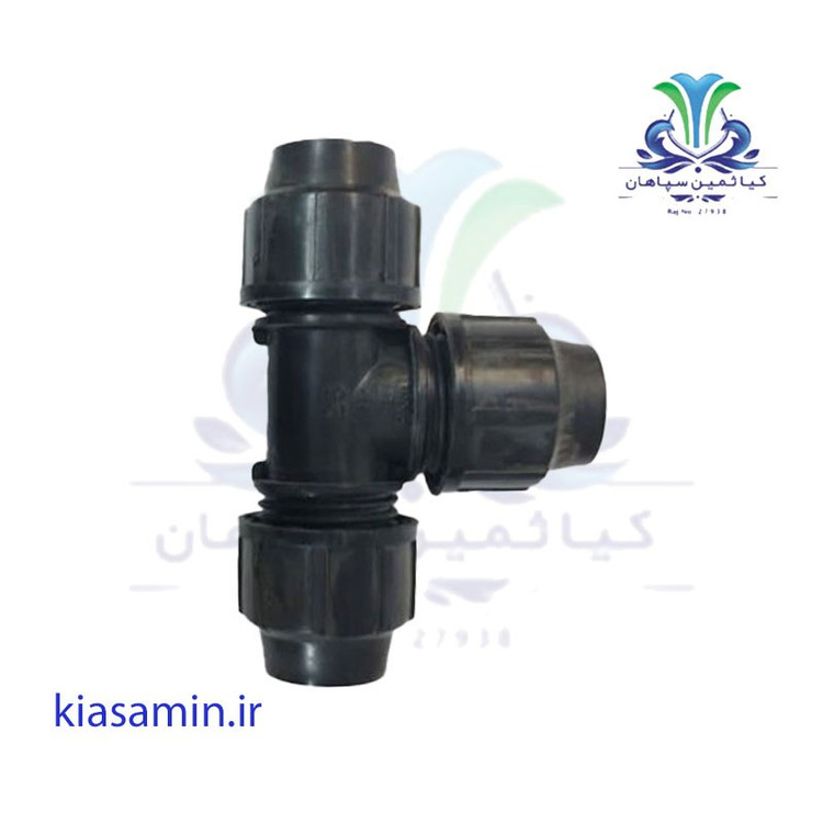 سه راه مساوی پلی اتیلن مدل پیچی 25